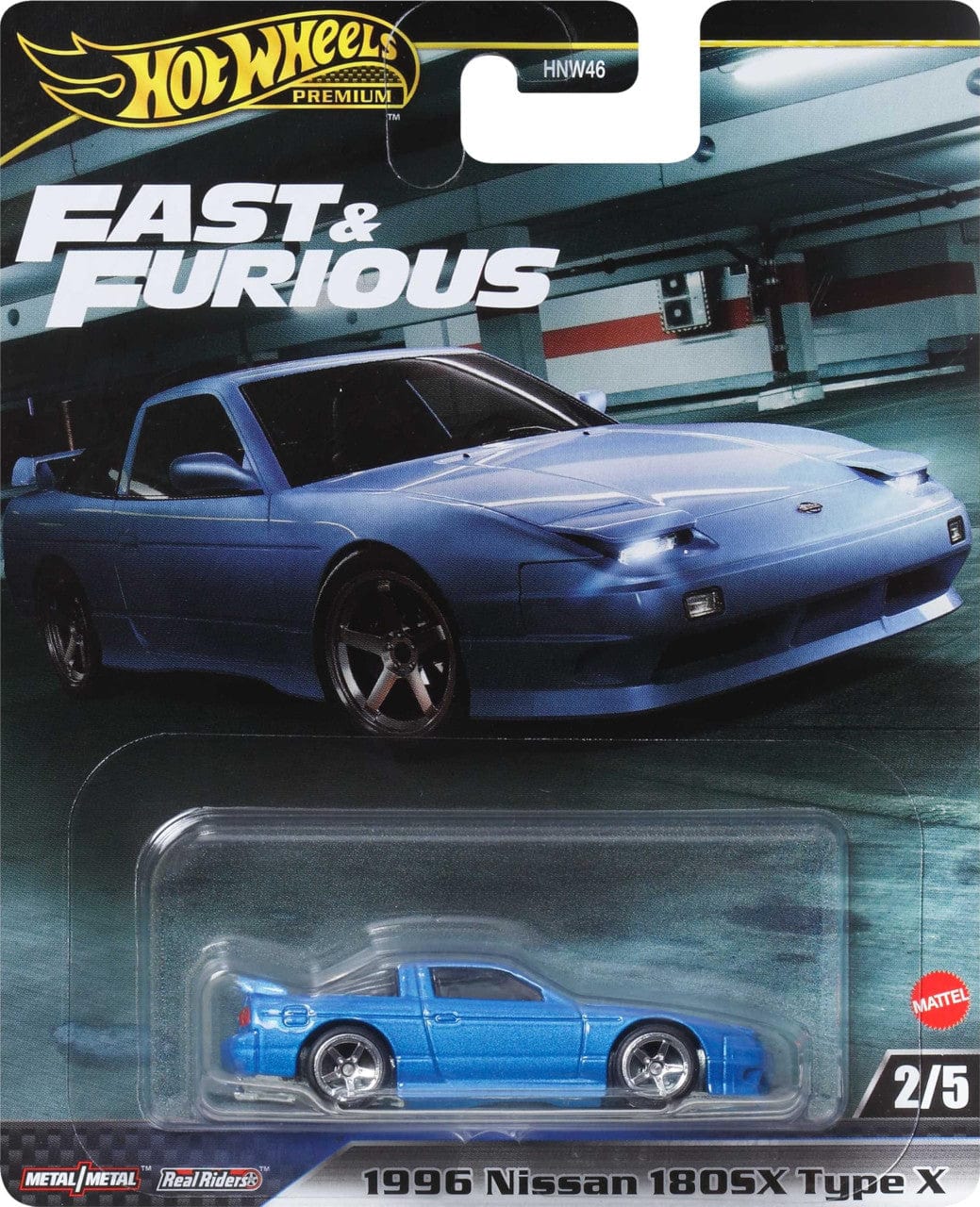 Hot Wheels Premium Fast & Furious 1996 Nissan 180SX Type X Hot Wheels Premium Fast & Furious 1996 Nissan 180SX Type X