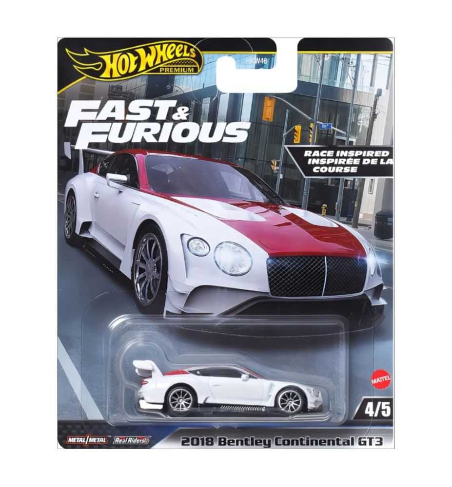 Hot Wheels Premium Fast & Furious 2018 Bentley Continental GT3