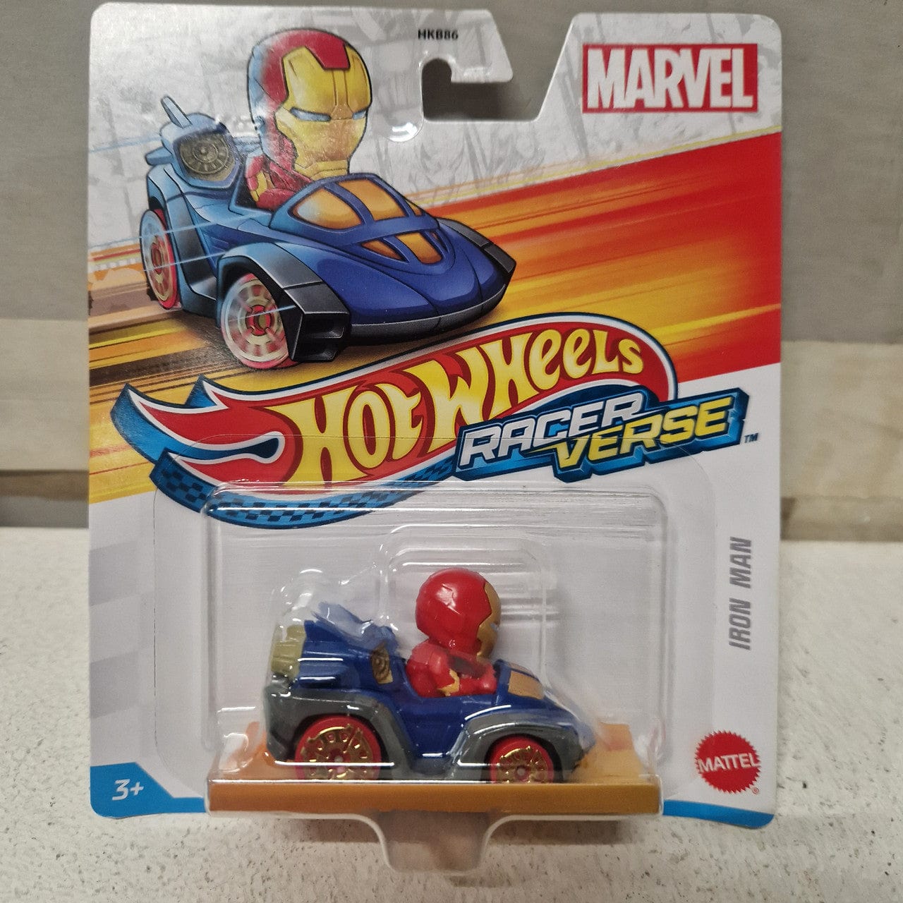 Hot Wheels Racer Verse Marvel Iron Man