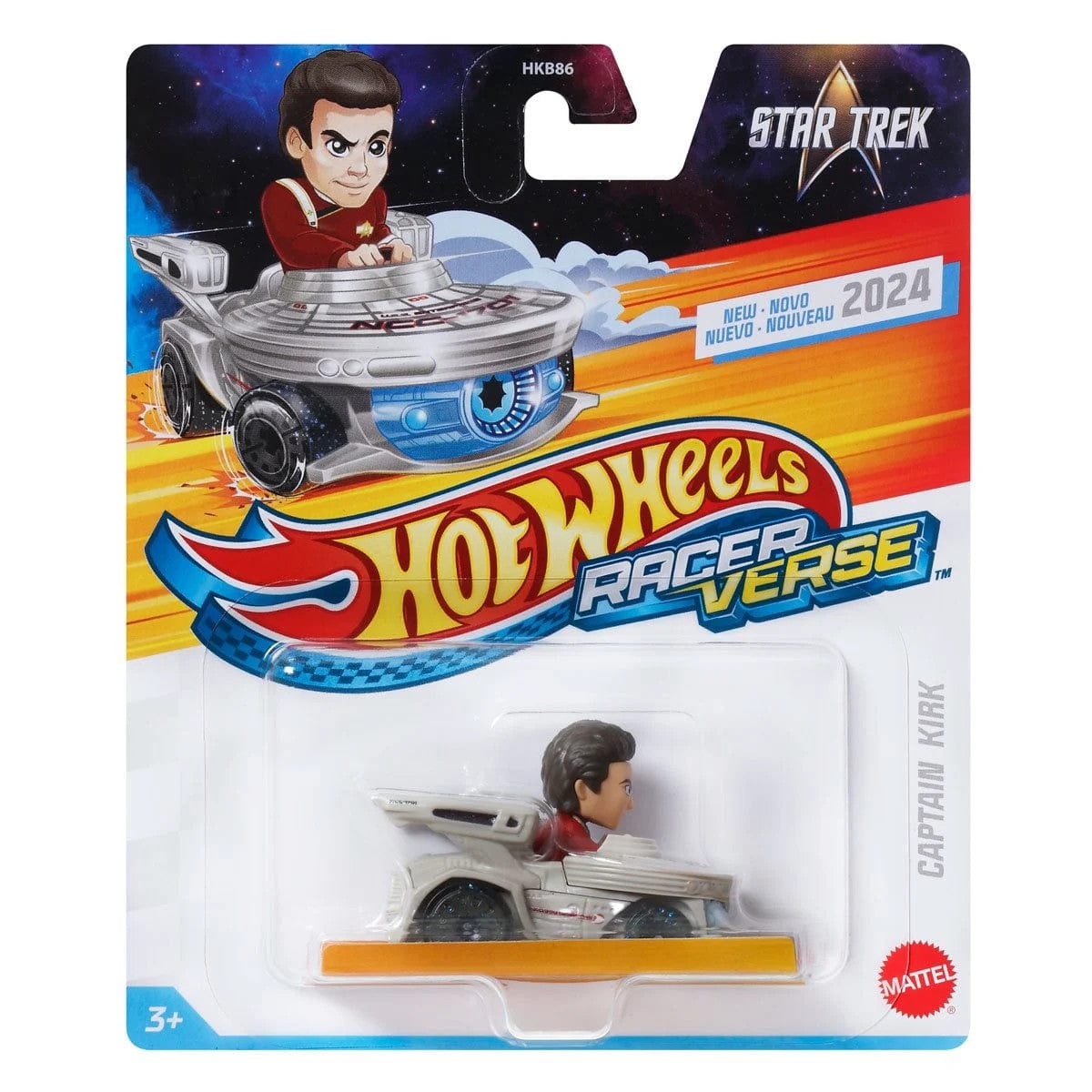 Hot Wheels Racer Verse Star Trek Captain Kirk