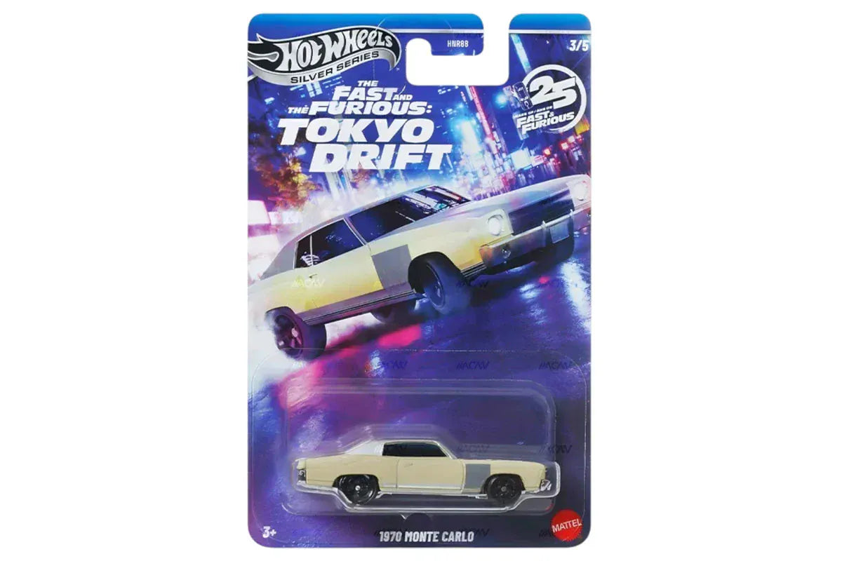 Hot Wheels Silver Series Fast & Furious Tokyo Drift 1970 Monte Cartlo Hot Wheels Silver Series Fast & Furious Tokyo Drift 1970 Monte Cartlo