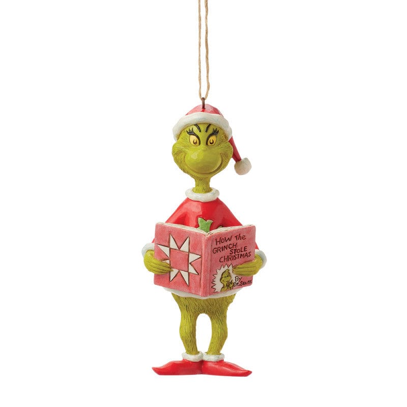 How The Grinch Stole Christmas Book Hanging Ornament Figurine By Jim Shore 6017074