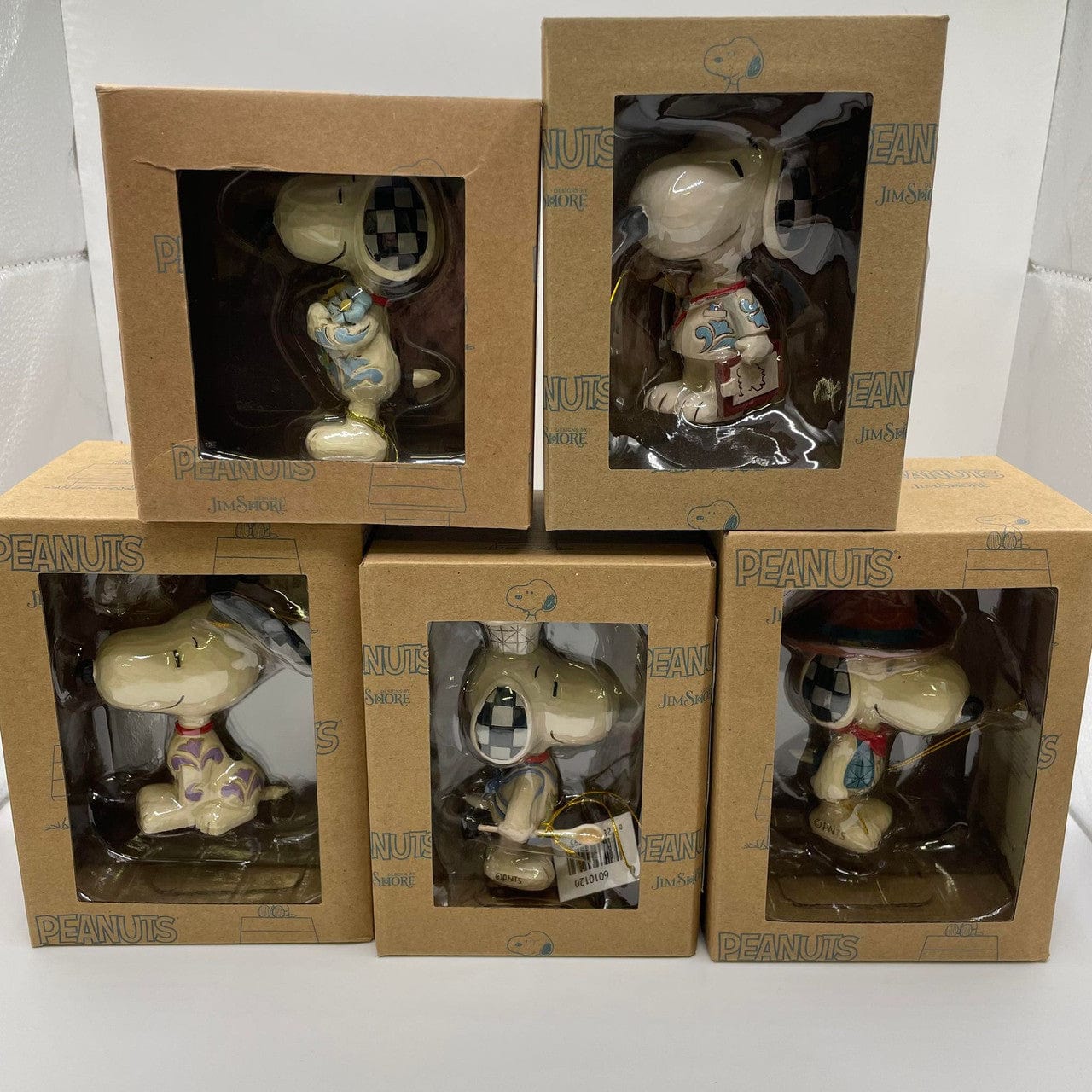 Jim Shore Snoopy Bundle of 5 Mini Figurines