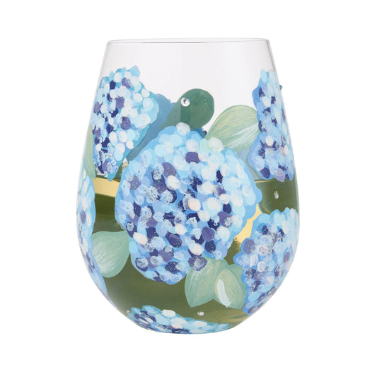 Lolita Hydrangea Stemless Wine Glass Lolita Hydrangea Stemless Wine Glass