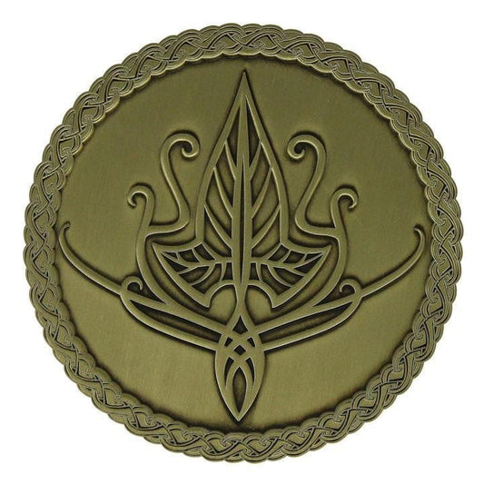 Lord Of The Rings Elven Medallion Coin Lord Of The Rings Elven Medallion Coin