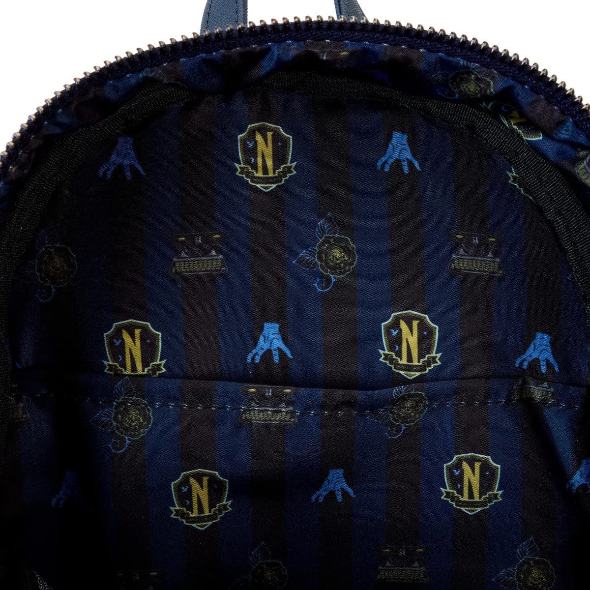 Loungefly Wednesday Nevermore Academy Mini Backpack Loungefly Wednesday Nevermore Academy Mini Backpack