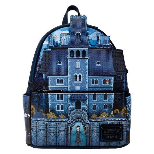 Loungefly Wednesday Nevermore Academy Mini Backpack Loungefly Wednesday Nevermore Academy Mini Backpack