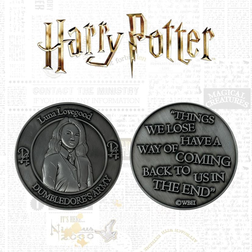 Luna Lovegood & Neville Longbottom Twin Coin Pack