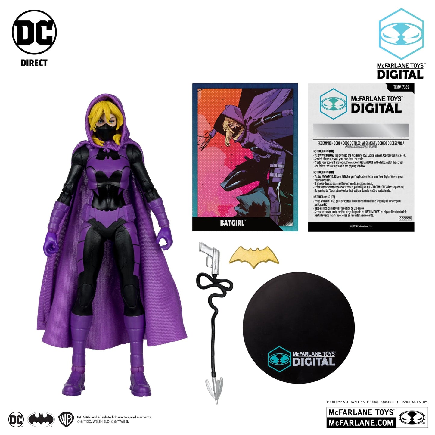 McFarlane Toys DC Direct Batgirl Stephanie Brown Batgirls Digital