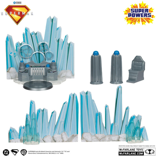 McFarlane Toys DC Direct Fortress Of solitude Superman Movie Super Powers McFarlane Toys DC Direct Fortress Of solitude Superman Movie Super Powers