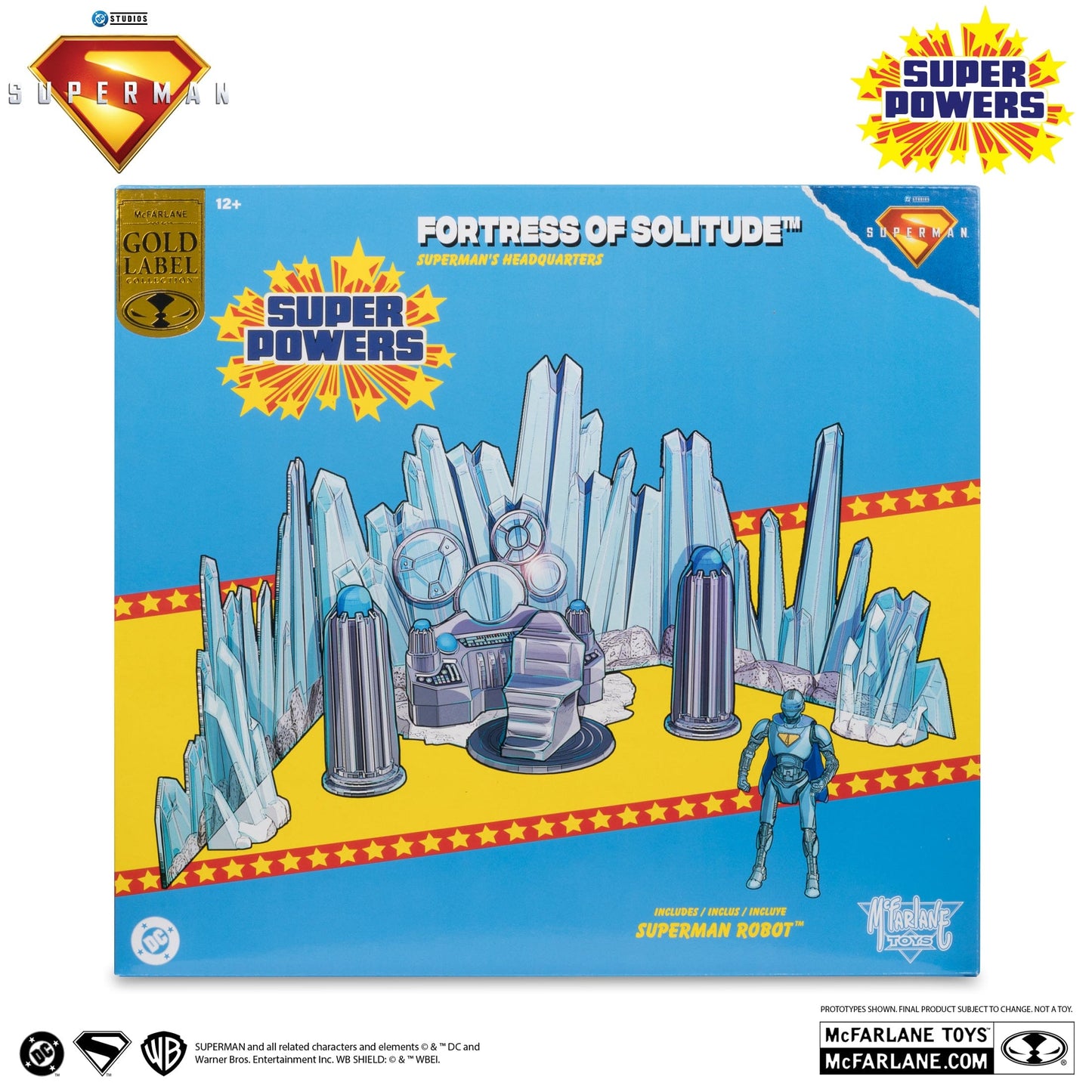 McFarlane Toys DC Direct Fortress Of Solitude With Robot