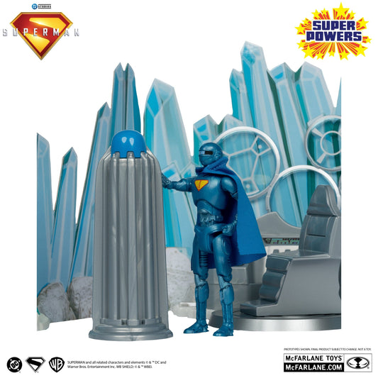 McFarlane Toys DC Direct Fortress Of Solitude With Robot McFarlane Toys DC Direct Fortress Of Solitude With Robot