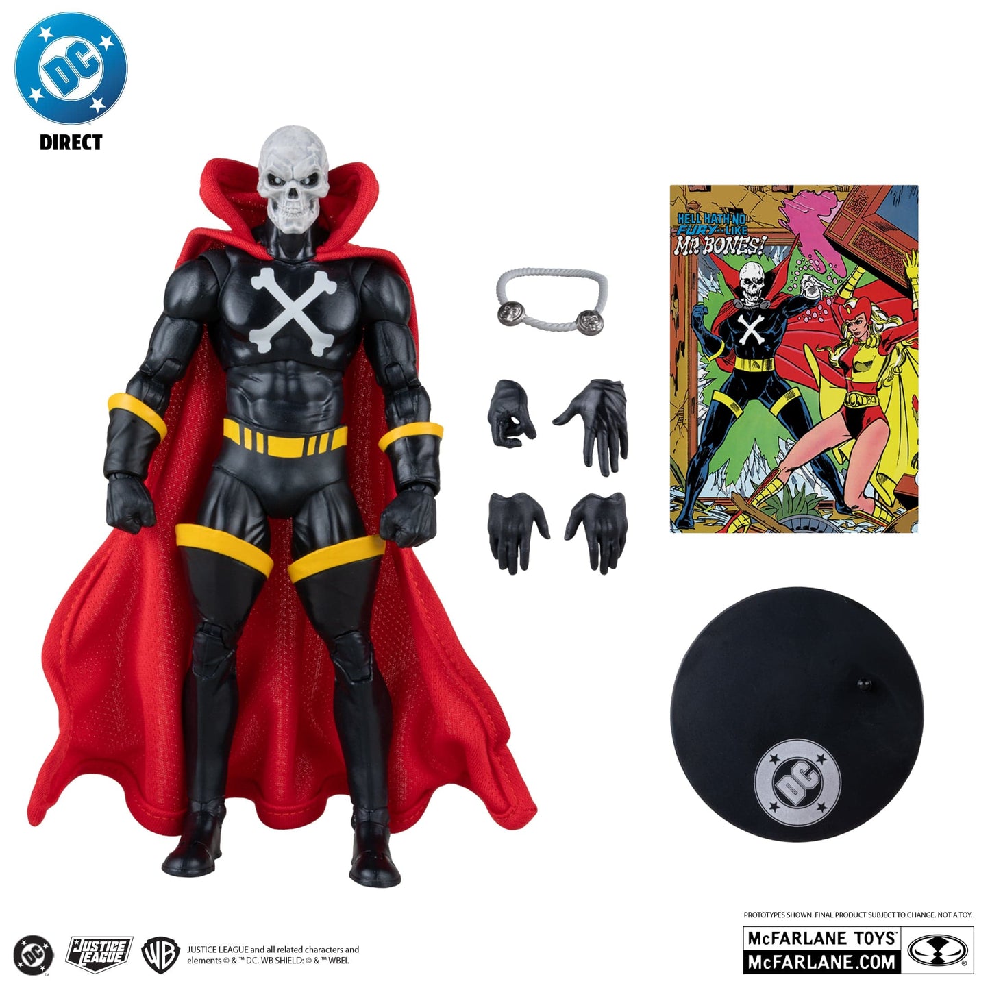 McFarlane Toys DC Direct Mr. Bones Infinity Inc #16 with Lithograph