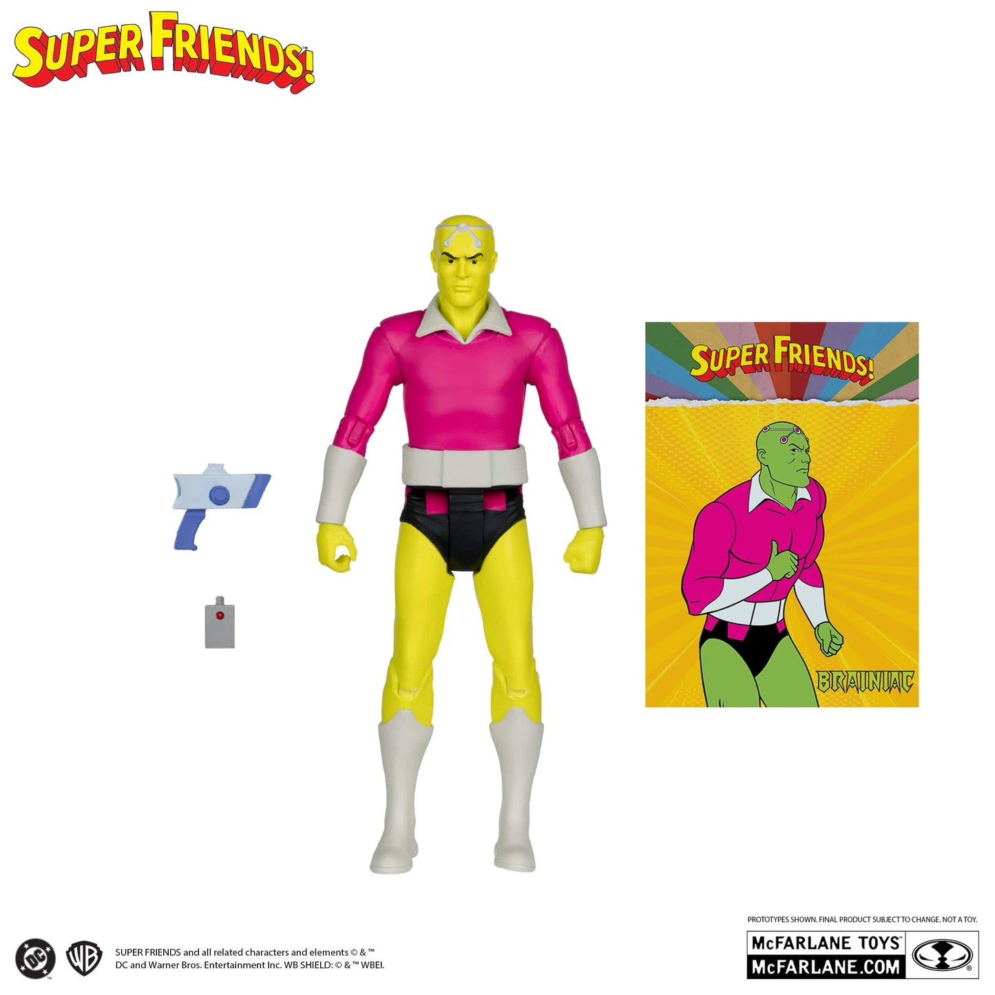 Mcfarlane Toys DC Direct Retro Brainiac Super Friends Action Figure Mcfarlane Toys DC Direct Retro Brainiac Super Friends Action Figure