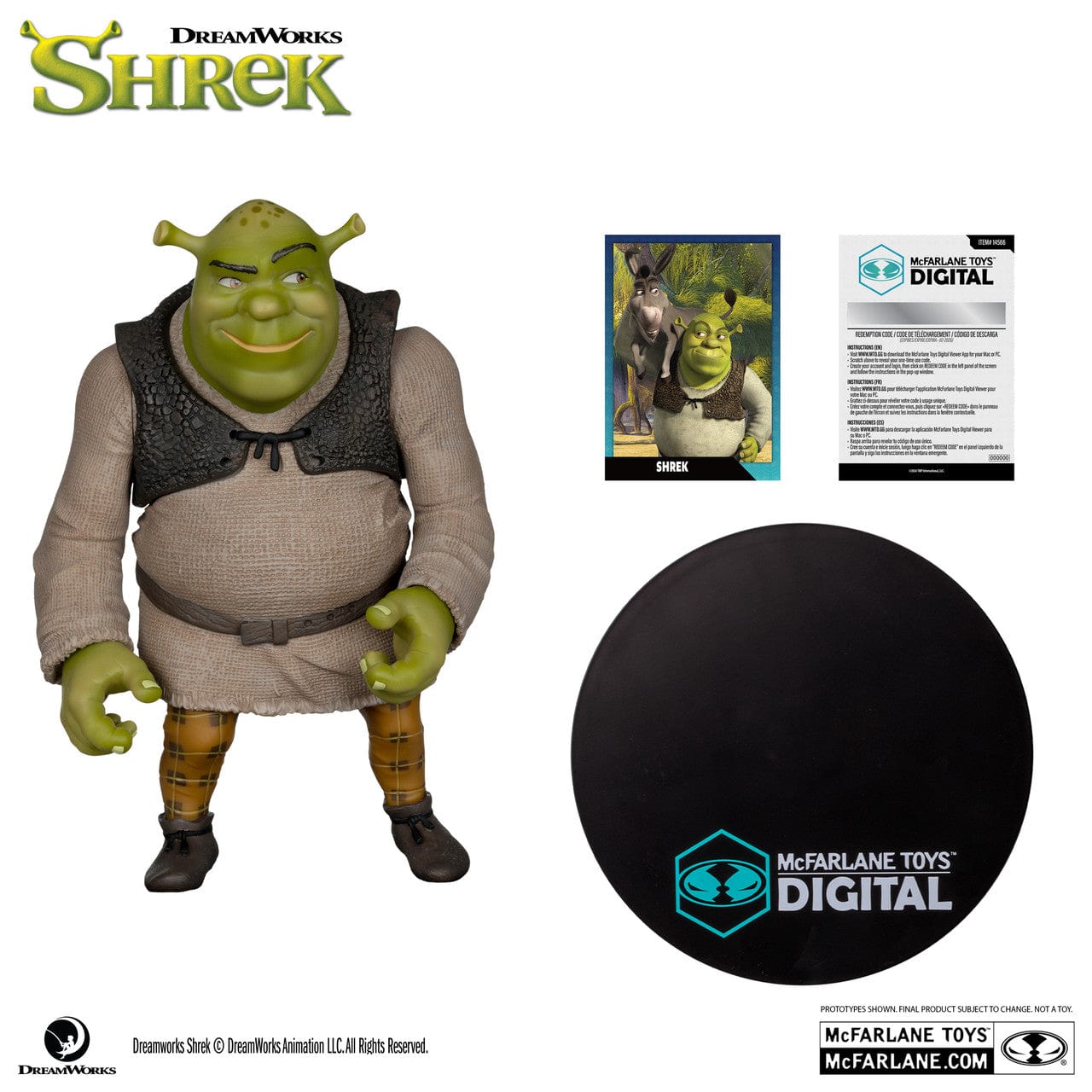 McFarlane Toys DC Direct Shrek DC Digital McFarlane Toys DC Direct Shrek DC Digital