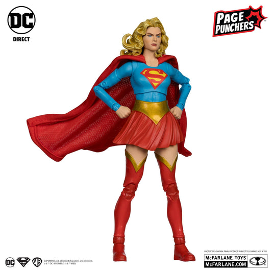 McFarlane Toys DC Direct Supergirl Woman Of Tomorrow With Comic Page Puncher McFarlane Toys DC Direct Supergirl Woman Of Tomorrow With Comic Page Puncher
