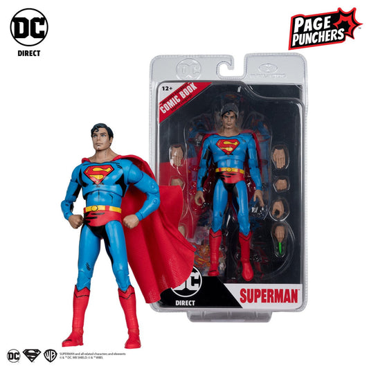 McFarlane Toys DC Direct Superman 78 With Comic Page Puncher McFarlane Toys DC Direct Superman 78 With Comic Page Puncher