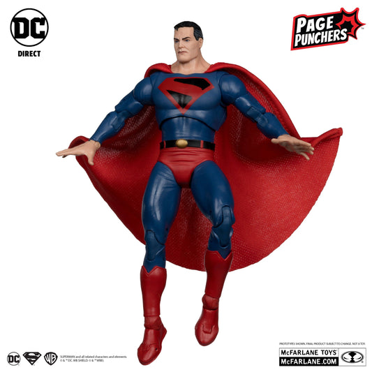 McFarlane Toys DC Direct Superman Kingdom come With Comic Page Puncher McFarlane Toys DC Direct Superman Kingdom come With Comic Page Puncher