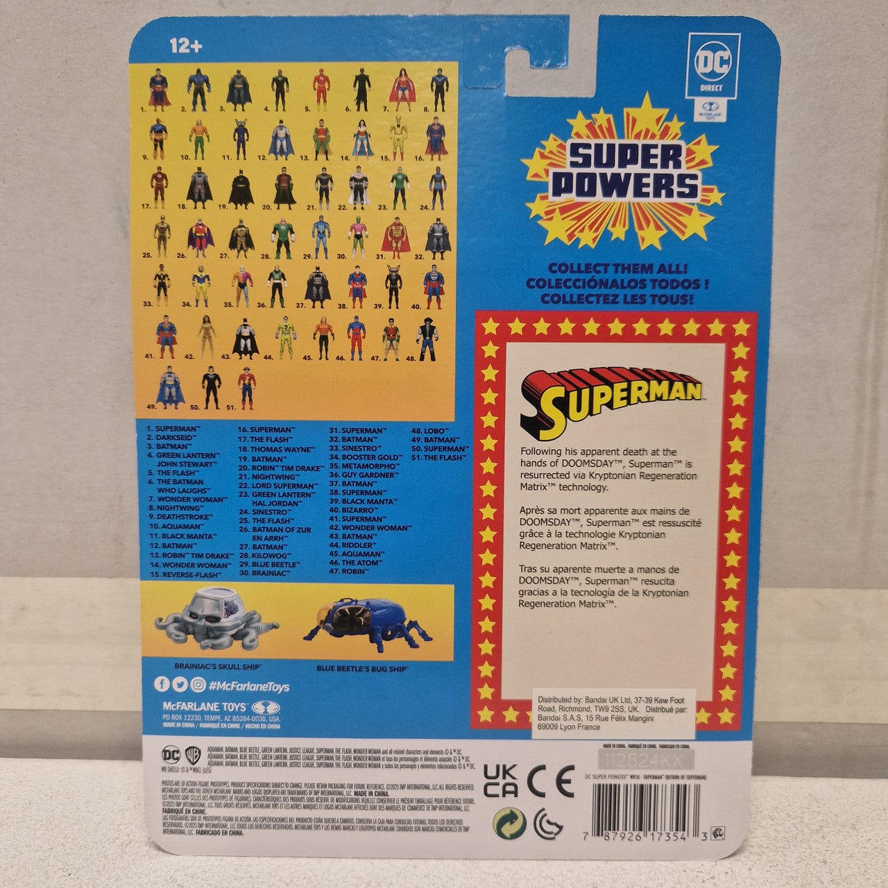 McFarlane Toys DC Direct Superman Return Of Superman Super Powers McFarlane Toys DC Direct Superman Return Of Superman Super Powers