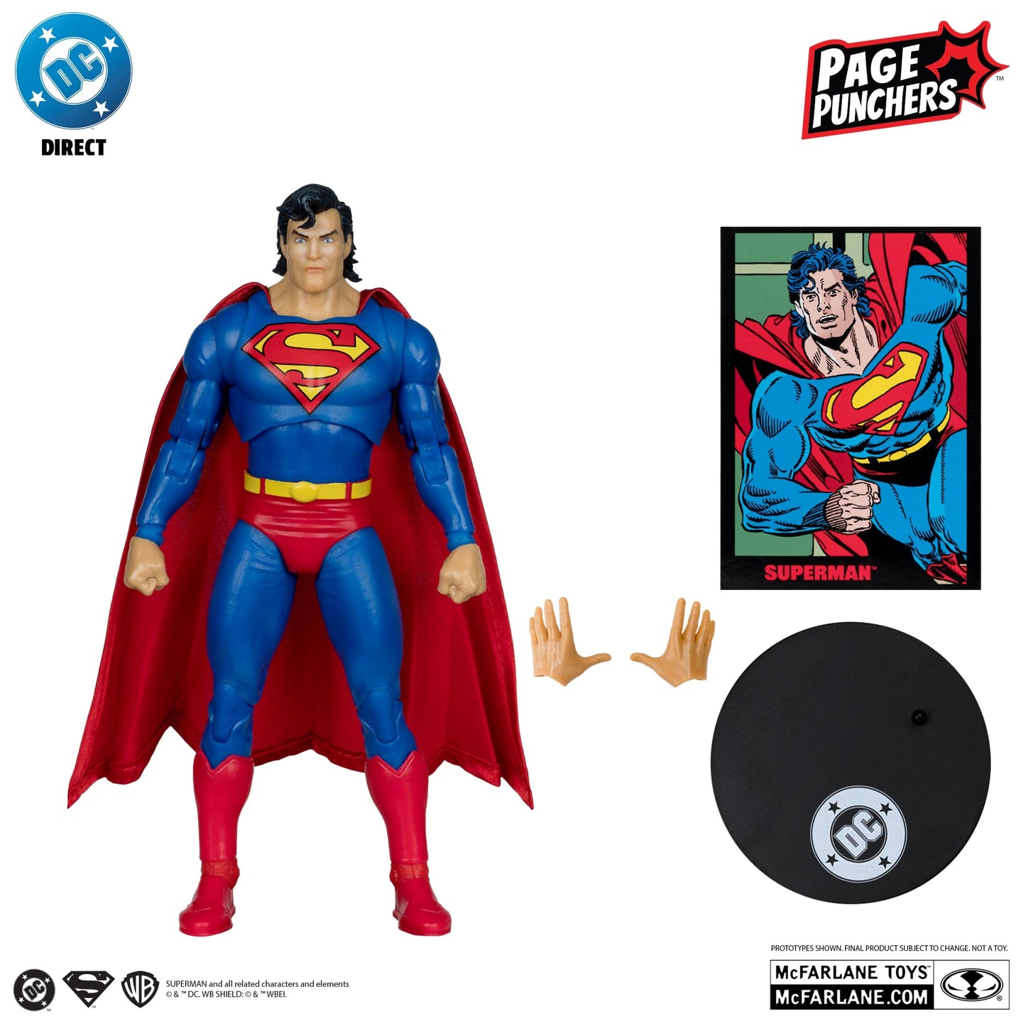 McFarlane Toys DC Direct Superman Zero hour Page Puncher Action Figure