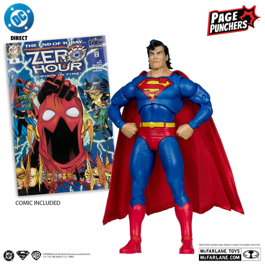 McFarlane Toys DC Direct Superman Zero hour Page Puncher Action Figure McFarlane Toys DC Direct Superman Zero hour Page Puncher Action Figure