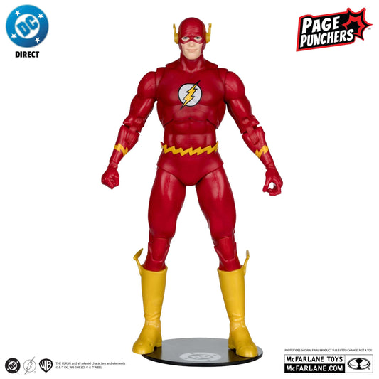 McFarlane Toys DC Direct The Flash Barry Allen The Flash #123 Page Puncher Action Figure McFarlane Toys DC Direct The Flash Barry Allen The Flash #123 Page Puncher Action Figure