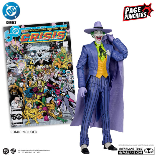 McFarlane Toys DC Direct The Joker Crisis on Infinite Earths Page Puncher McFarlane Toys DC Direct The Joker Crisis on Infinite Earths Page Puncher