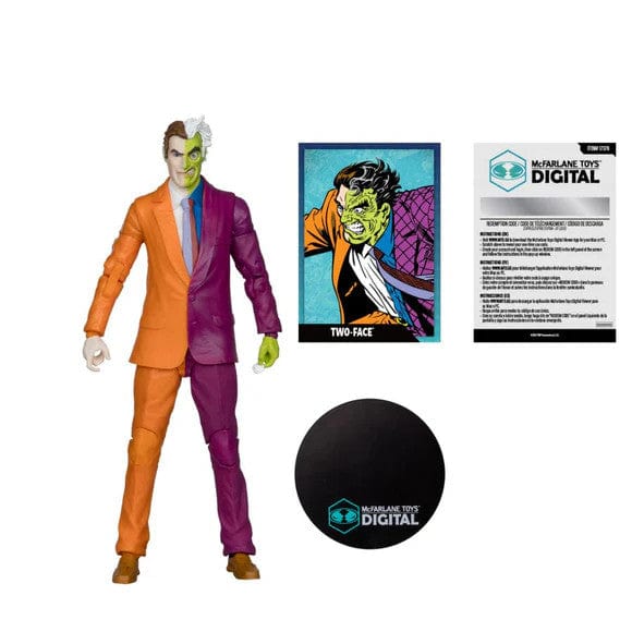 McFarlane Toys DC Direct Two Face Silver Age DC Digital McFarlane Toys DC Direct Two Face Silver Age DC Digital