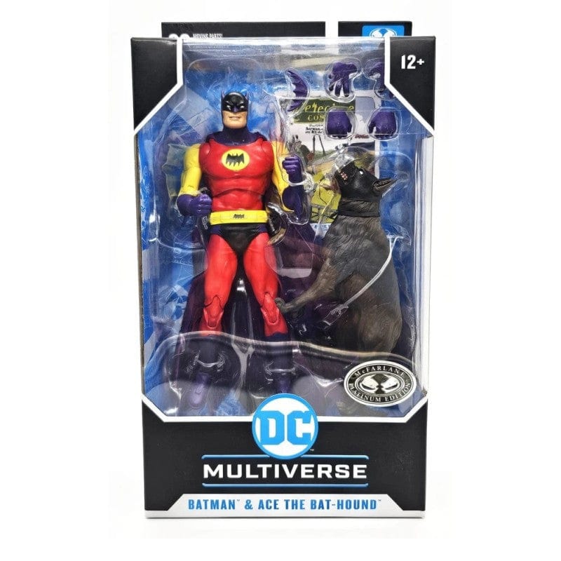 McFarlane Toys DC Multiverse Batman & Ace The Bat-Hound Silver Age Platinum Version McFarlane Toys DC Multiverse Batman & Ace The Bat-Hound Silver Age Platinum Version