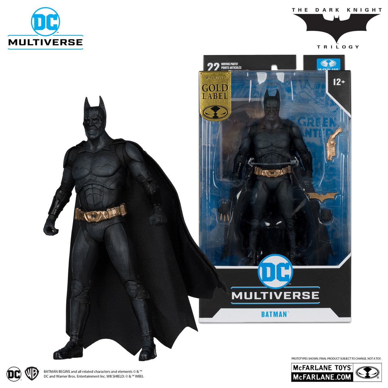 McFarlane Toys - DC Multiverse Batman figure with bat (the