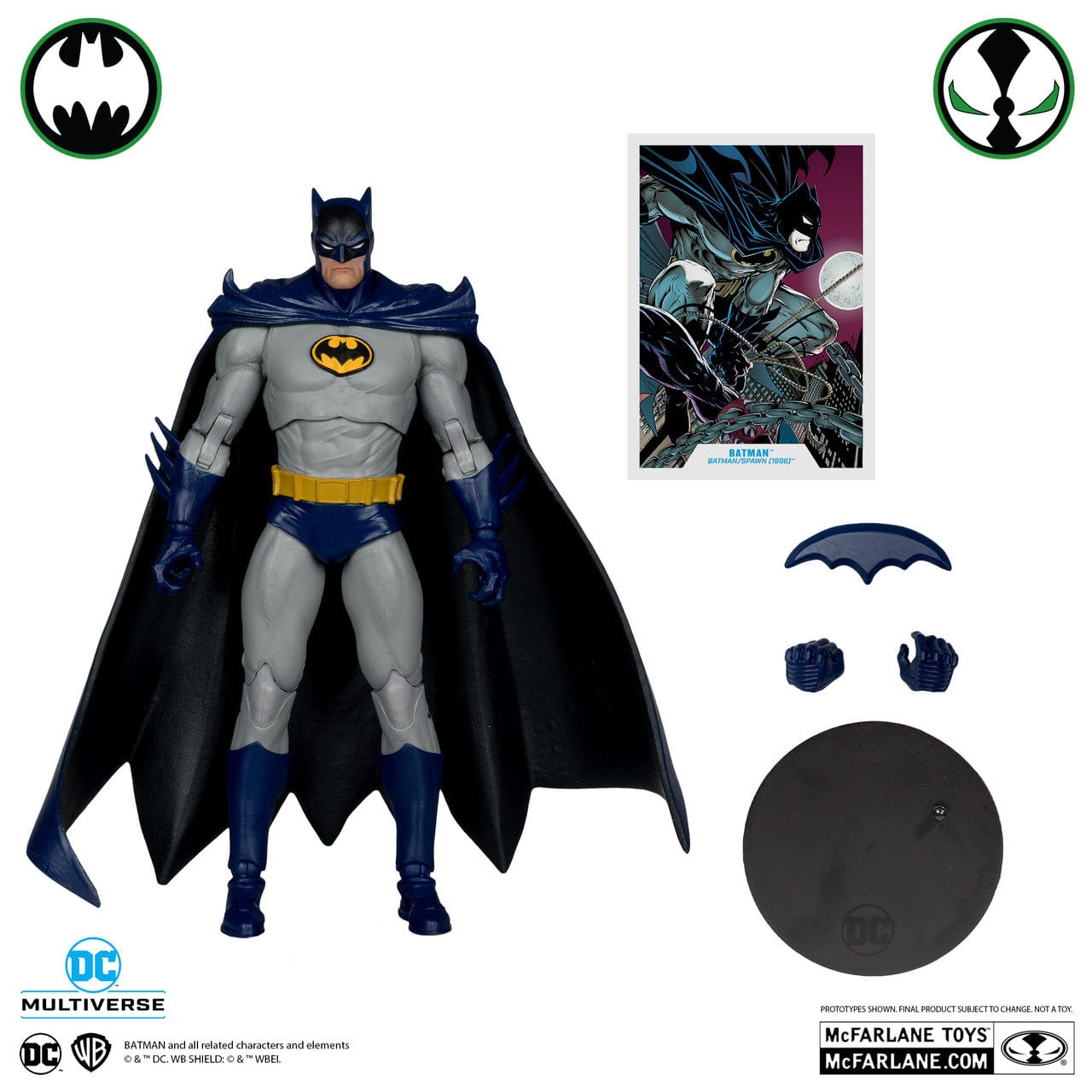 McFarlane Toys DC Multiverse Batman Batman/Spawn 1996 Platinum edition McFarlane Toys DC Multiverse Batman Batman/Spawn 1996 Platinum edition