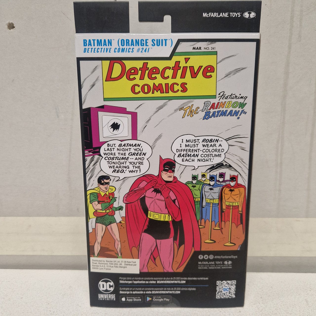 McFarlane Toys DC Multiverse Batman Orange Suit Detective Comics #241