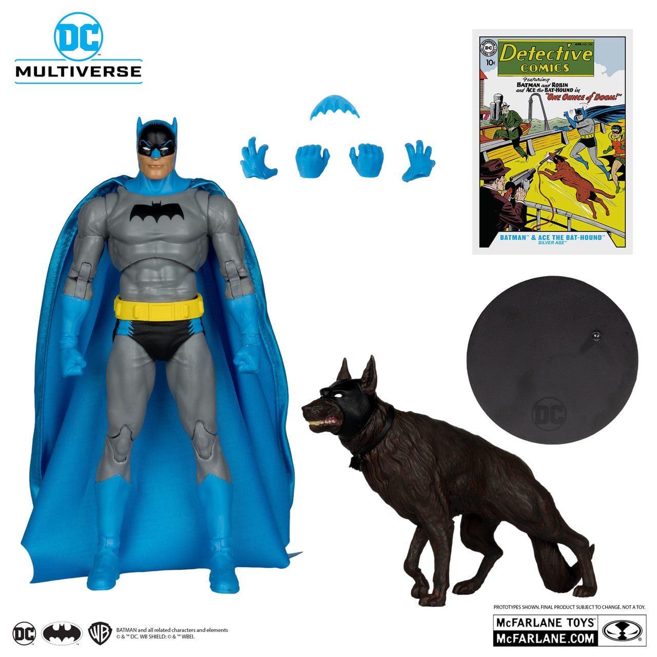McFarlane Toys DC Multiverse Batman With Ace The bat-Hound The Silver Age McFarlane Toys DC Multiverse Batman With Ace The bat-Hound The Silver Age