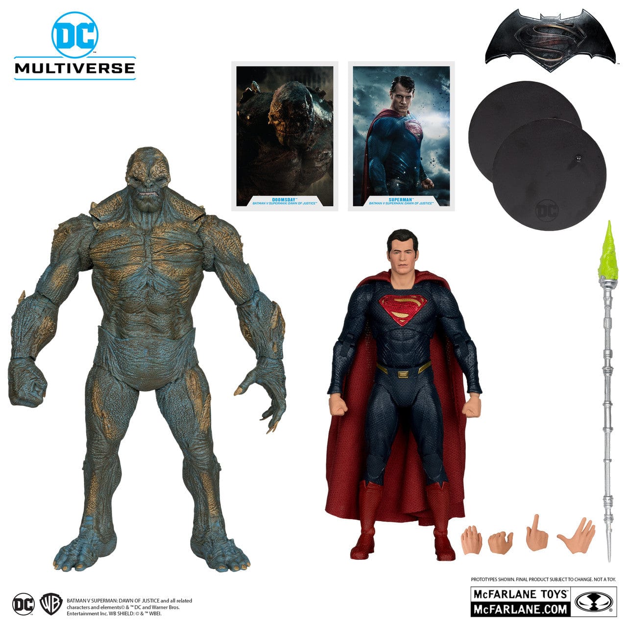 McFarlane Toys DC Multiverse Doomsday VS Superman Batman VS Superman Dawn Of Justice Movie