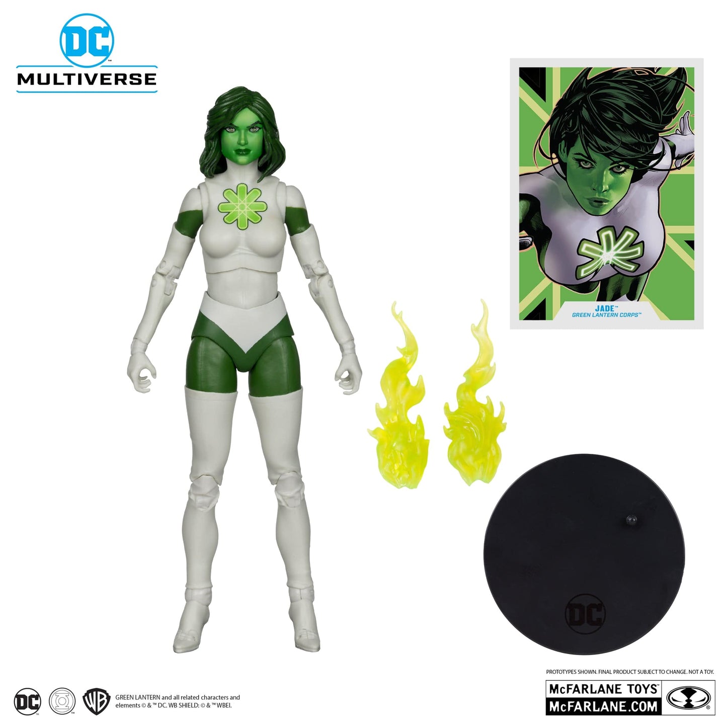 McFarlane Toys DC Multiverse Jade Green Lantern Corps Platinum McFarlane Toys DC Multiverse Jade Green Lantern Corps Platinum