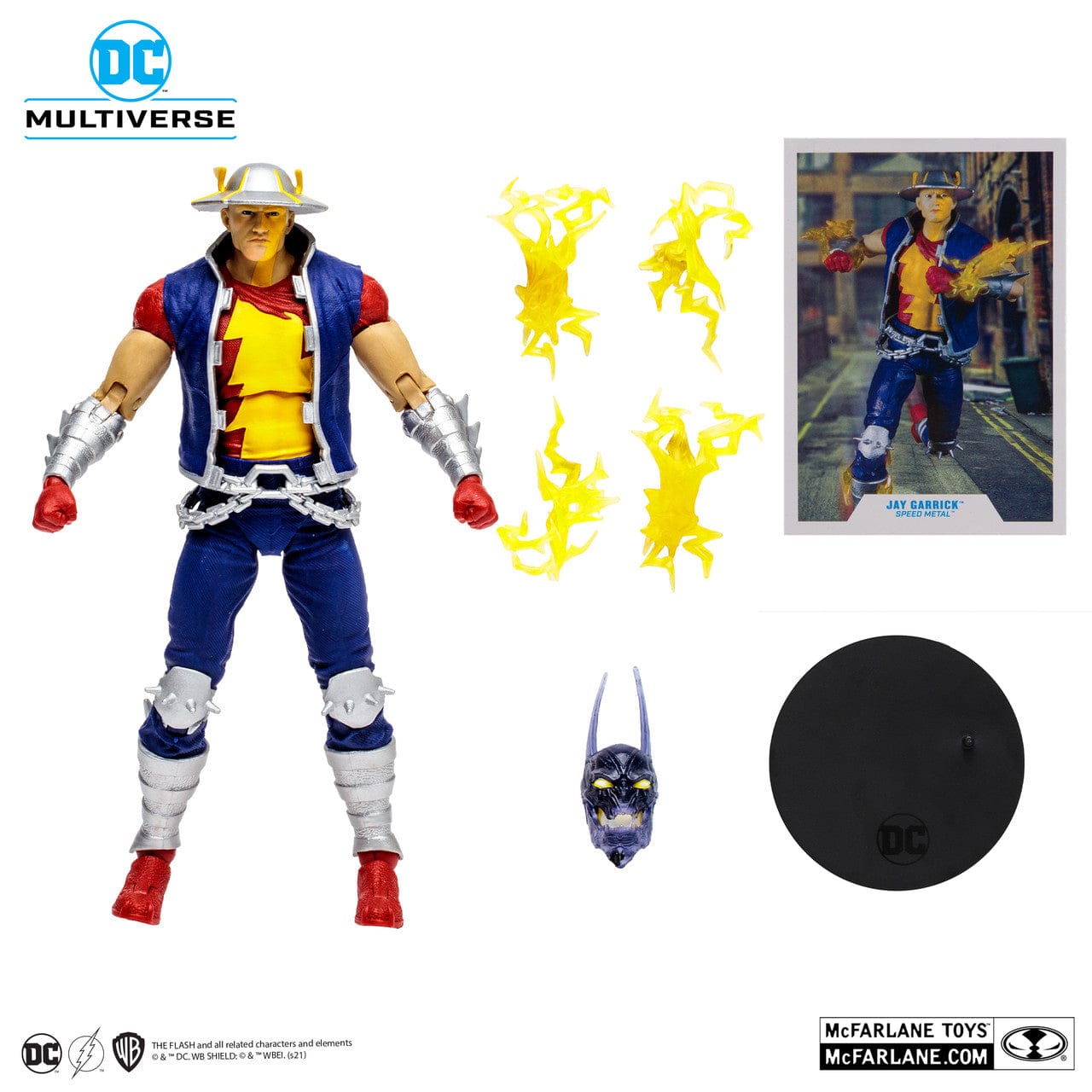 McFarlane Toys DC Multiverse Jay Garrick Speed Metal