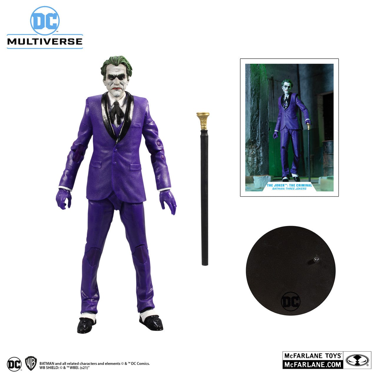 McFarlane Toys DC Multiverse Joker The Criminal The Three Jokers 30139
