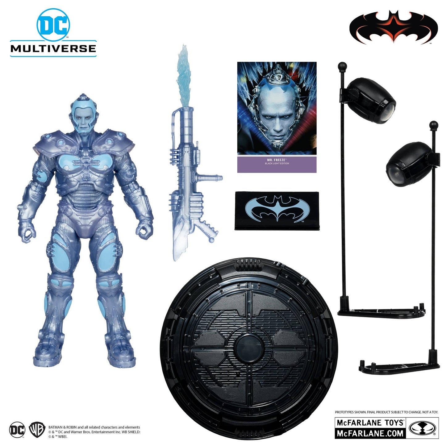 McFarlane Toys DC Multiverse MR. Freeze Batman & Robin Black Light Edition