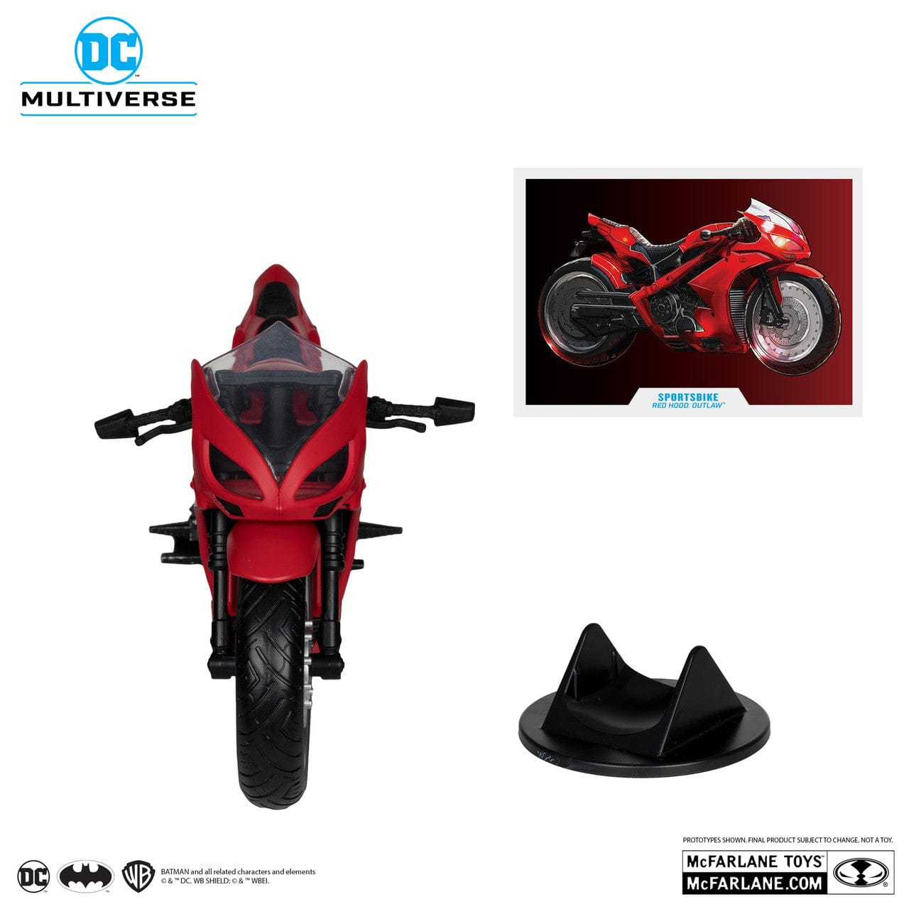 McFarlane Toys DC Multiverse Red Hood's Sportsbike Red Hood Outlaw