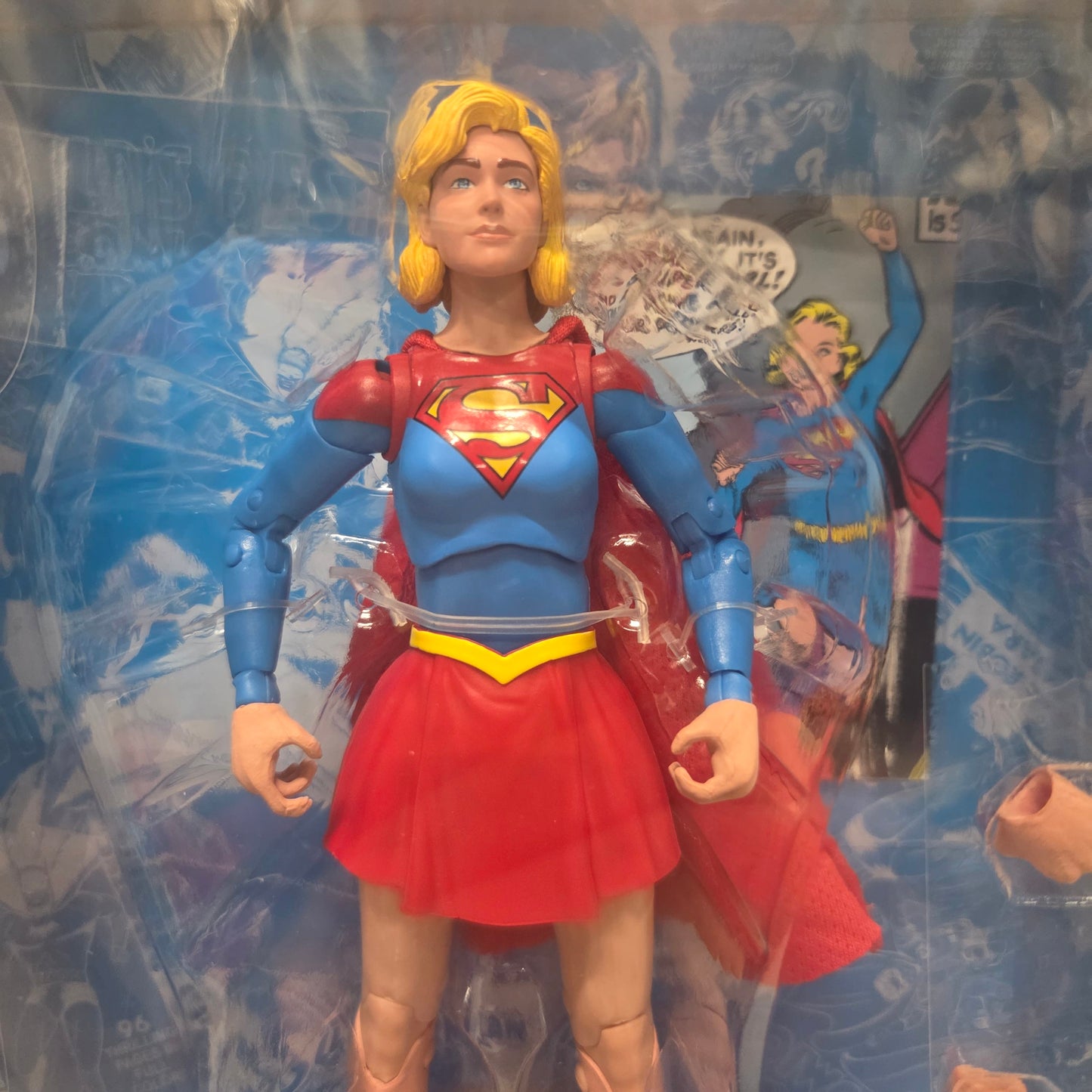 McFarlane Toys DC Multiverse Supergirl Action Comics Platinum Version Action Figure McFarlane Toys DC Multiverse Supergirl Action Comics Platinum Version Action Figure