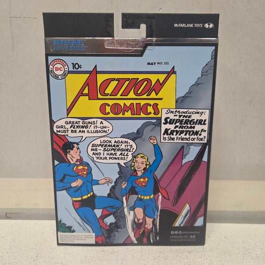 McFarlane Toys DC Multiverse Supergirl Action Comics Platinum Version Action Figure McFarlane Toys DC Multiverse Supergirl Action Comics Platinum Version Action Figure