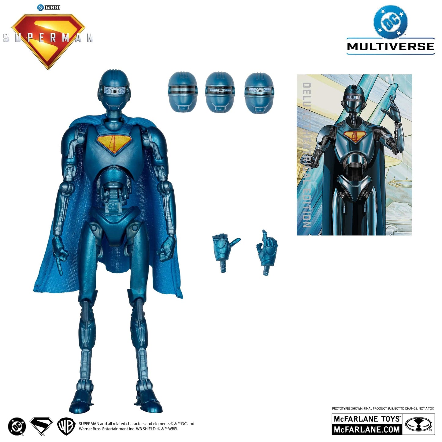 McFarlane Toys DC Multiverse Superman Robot Deluxe Edition Superman Movie McFarlane Toys DC Multiverse Superman Robot Deluxe Edition Superman Movie