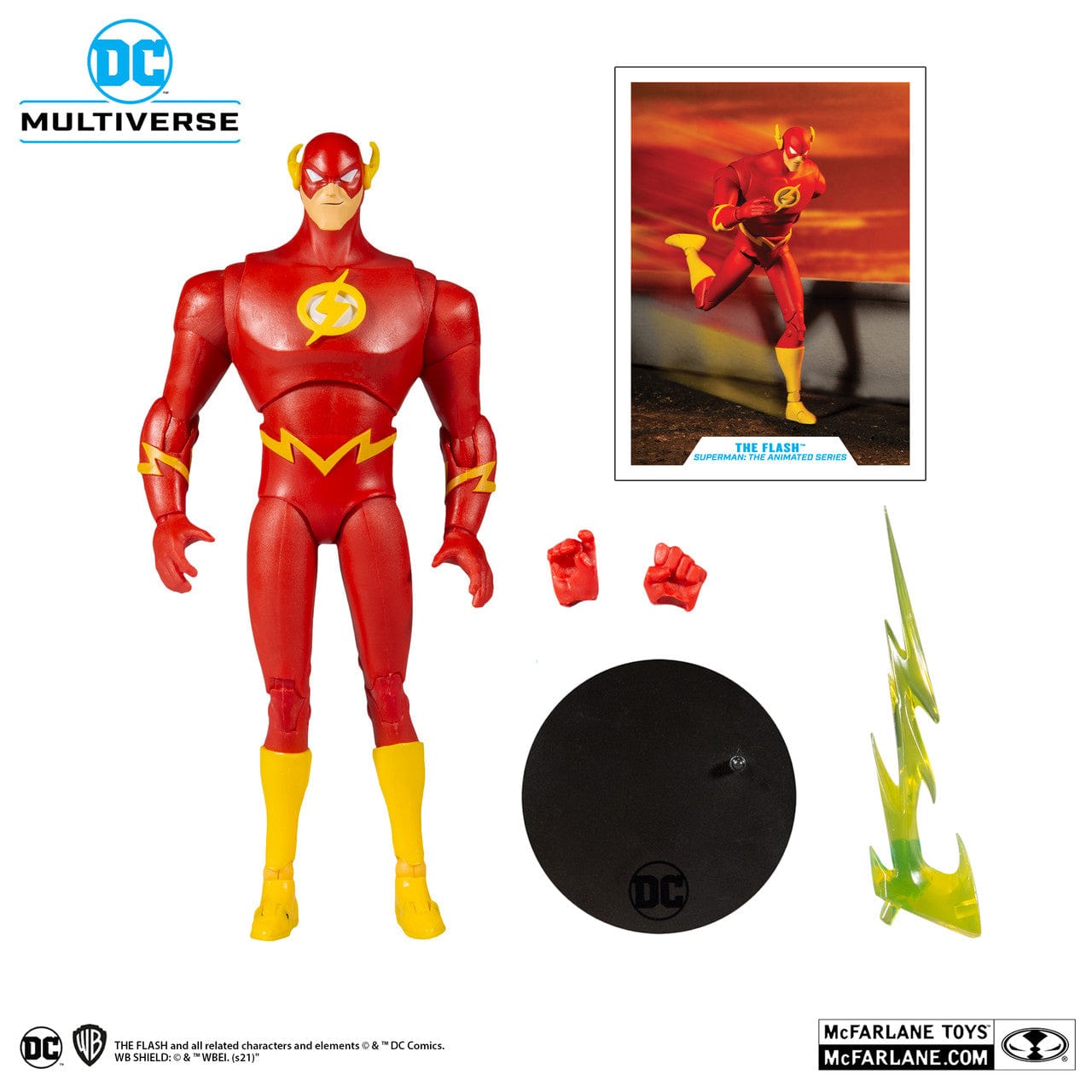 McFarlane Toys DC Multiverse The Flash Superman Animated Series 15190 McFarlane Toys DC Multiverse The Flash Superman Animated Series 15190