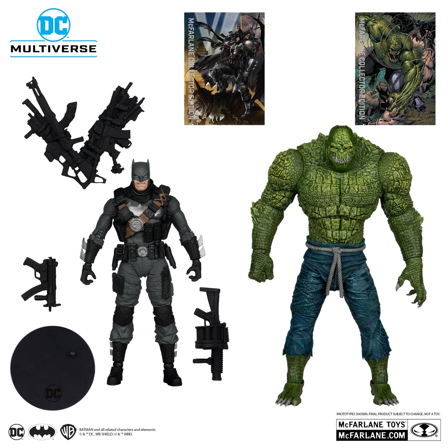 McFarlane Toys DC Multiverse The Grim Knight vs Killer Croc Dark Multiverse