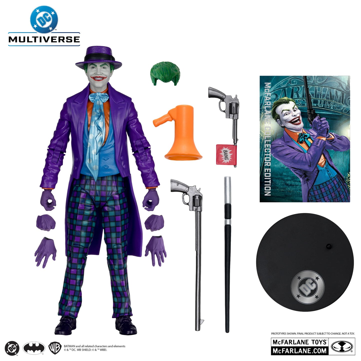 McFarlane Toys DC Multiverse The Joker Batman Figure McFarlane Toys DC Multiverse The Joker Batman Figure