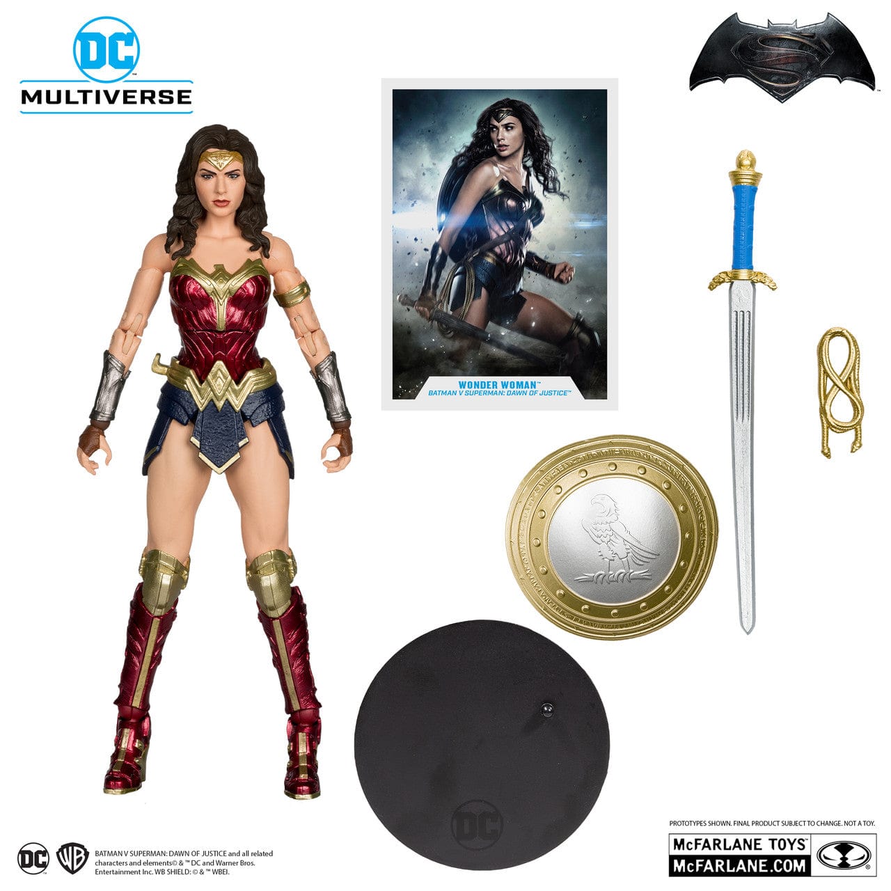 McFarlane Toys DC Multiverse Wonder Woman Batman VS Superman Dawn Of Justice Movie