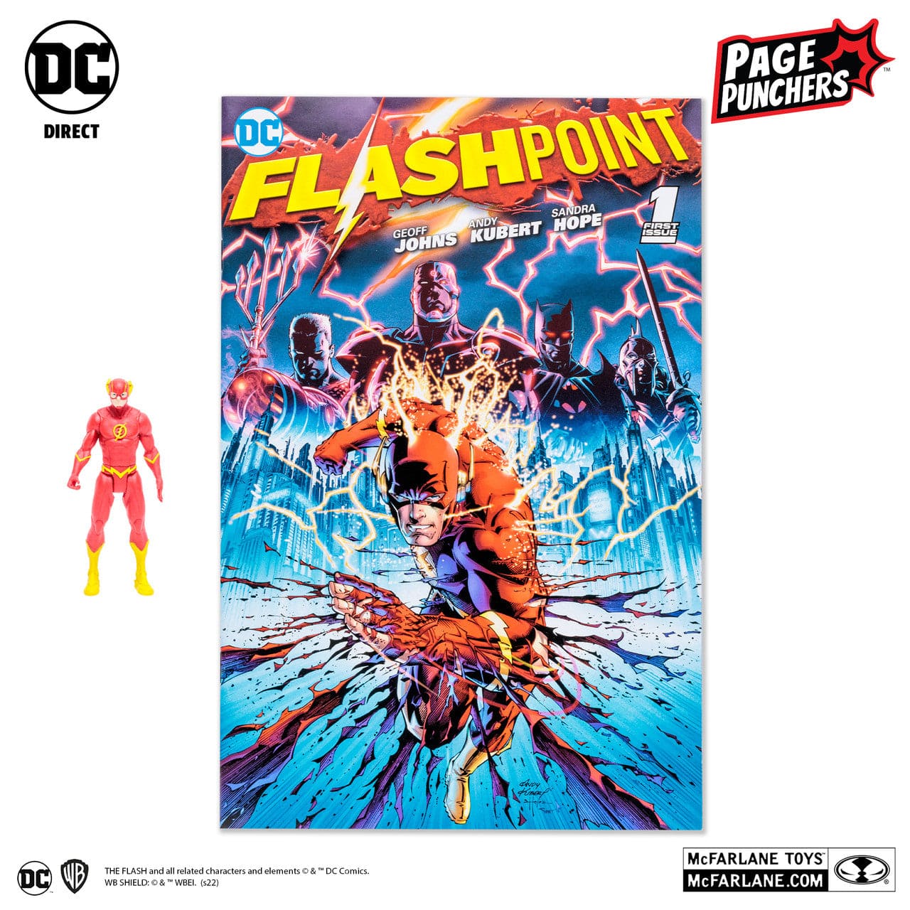 McFarlane Toys DC Page Punchers 3" The Flash With Comic SDCC Version