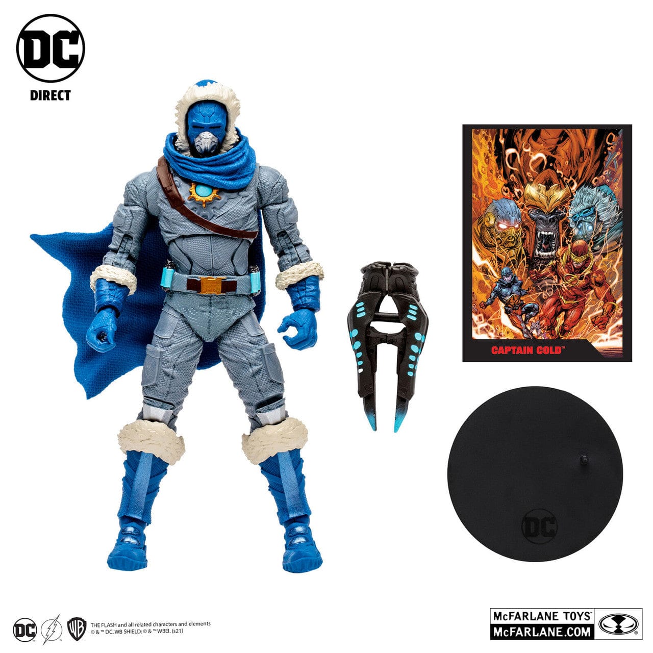 McFarlane Toys DC Page Punchers 7" Captain Cold Flash Comic