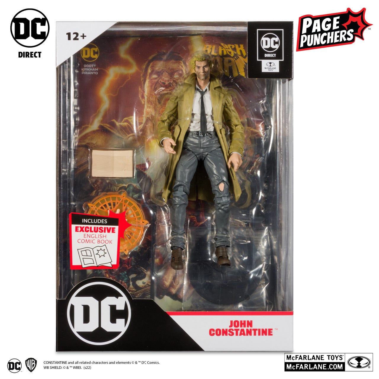 McFarlane Toys DC Page Punchers Constantine 7" Figure With Comic
