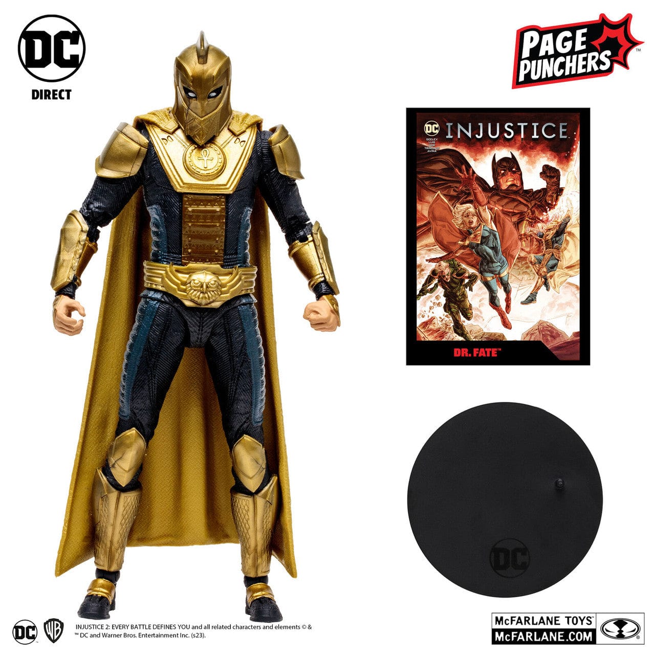 McFarlane Toys DC Page Punchers Dr Fate 7" Injustice 2 Comic